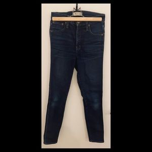 Size 24 Madewell 10” High Rise Skinny Jean